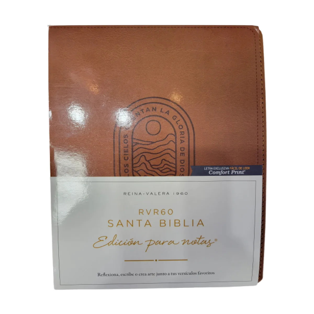 Santa Biblia RVR60 de edición para notas en color marrón