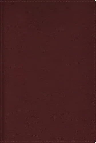 RVR Biblia de Estudio Trasfondo Cultural, Leathersoft Rojo Vino, Interior a Color, con Índice, Comfort Print