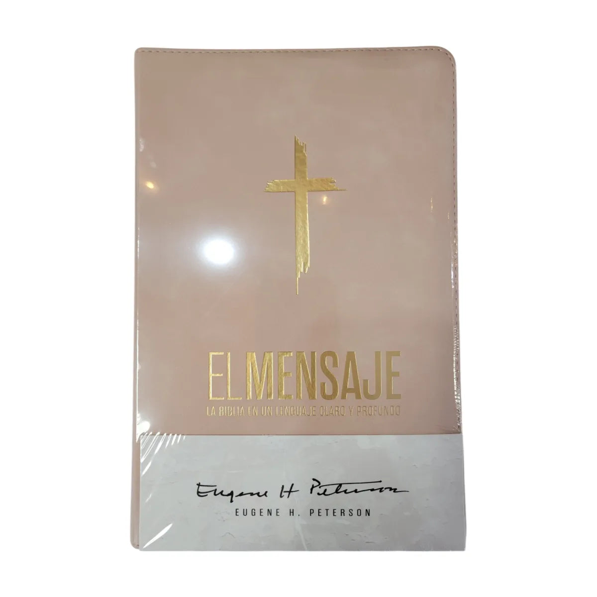 Biblia El Mensaje en español con encuadernación símil piel, traducción de Eugene Peterson