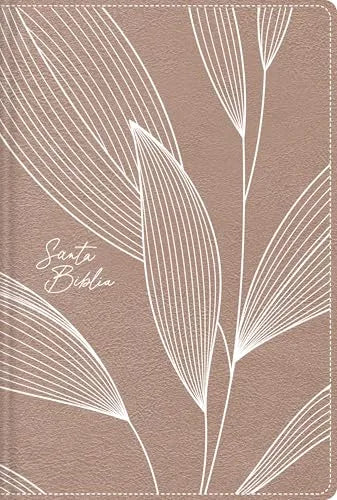 NBLA Santa Biblia, Edición Versificada, Tamaño Bolsillo, Leathersoft con Cierre, Oro Rosa, Palabras de Jesús en Rojo, Comfort Print