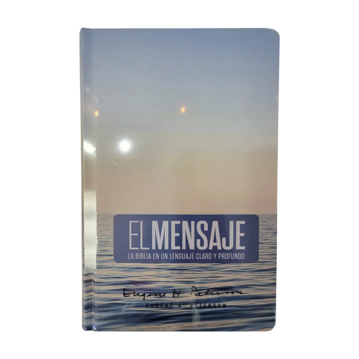 Biblia El Mensaje con tapa dura color Ocean Blue/Teal