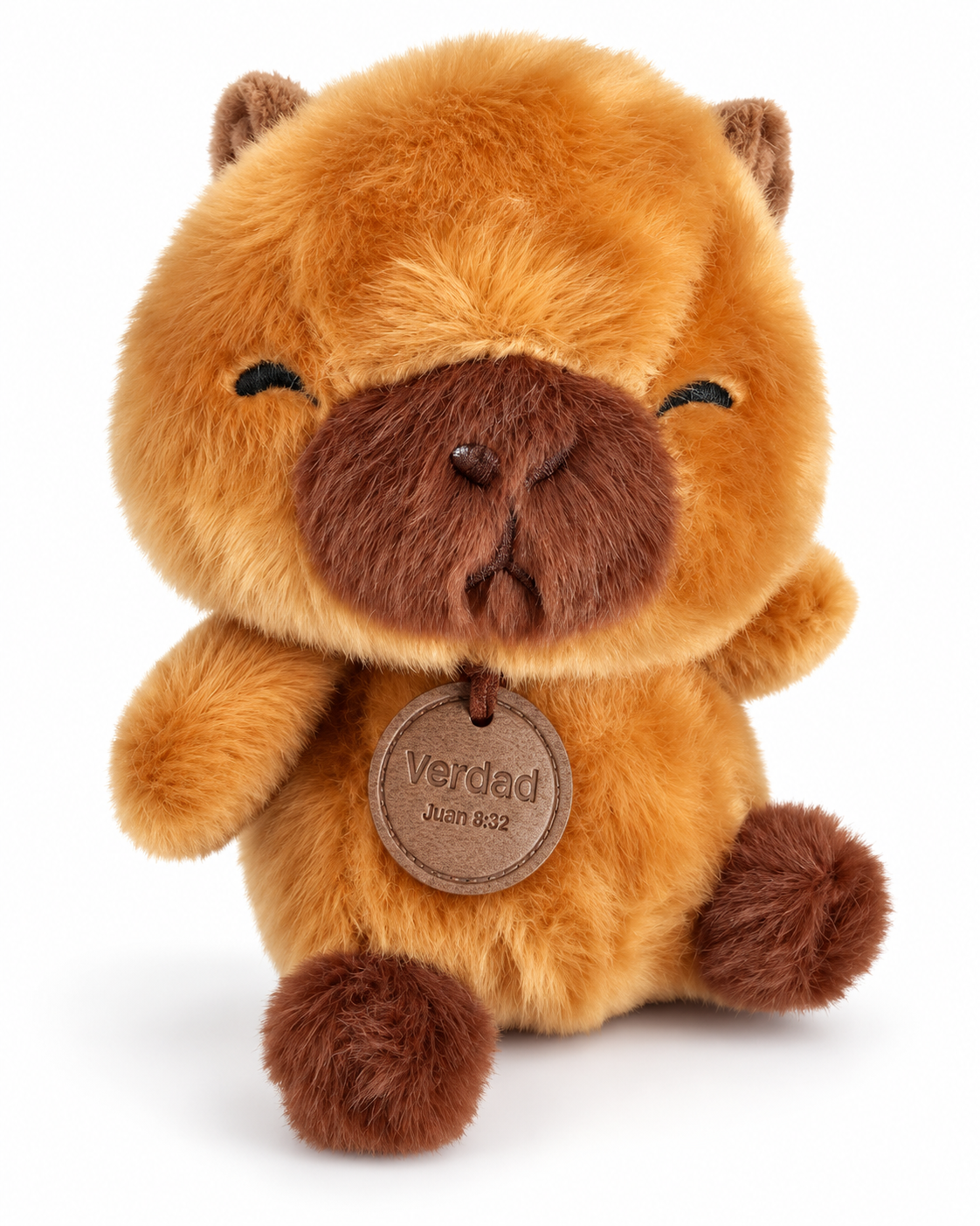 Capibara Peluche con fragancia y texto bíblico