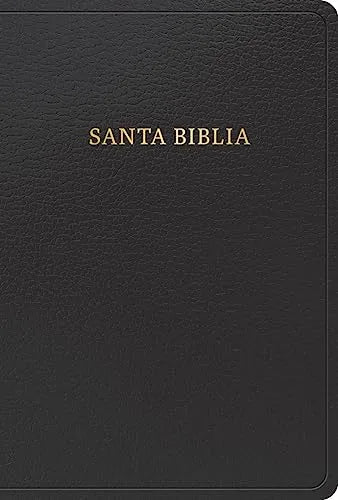 RVR 1960 Biblia Letra Grande Tamaño Manual, Negro, Imitación Piel (edición 2023)