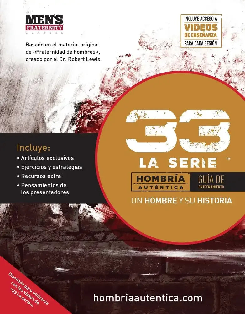 Portada de la guía de estudio 33 La Serie: El Hombre y Su Historia