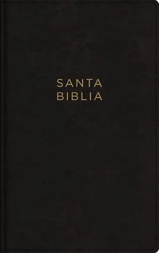 Santa Biblia NBLA Ultrafina, Letra Grande, Tamaño Manual, Leathersoft Negro, Palabras de Jesús en Rojo, con Cierre