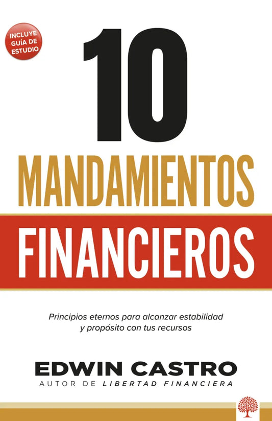 Portada del libro 10 Mandamientos Financieros de Edwin Castro, editorial Casa Creación