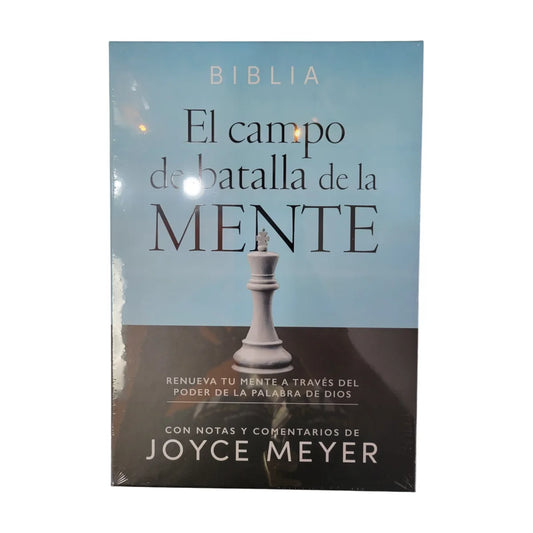 Biblia El Campo de Batalla de la Mente RVR1960 SentiPiel Azul Turquesa Claro - Joyce Meyer