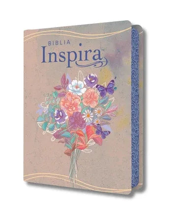 Biblia Inspira NTV con Filament en SentiPiel color Acuarela rosa