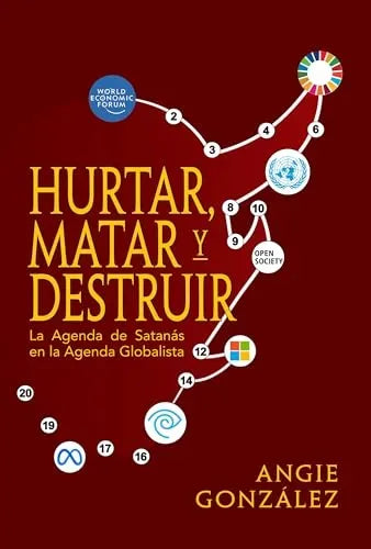 Portada del libro Hurtar, Matar y Destruir: La Agenda de Satanás en la Agenda Globalista