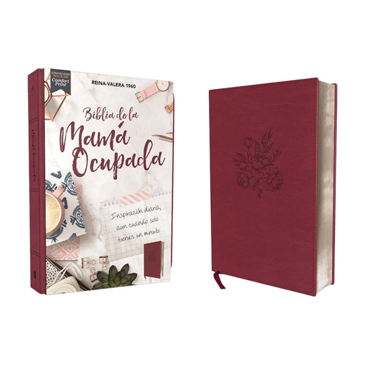 Biblia Reina-Valera 1960 con cubierta leathersoft color magenta