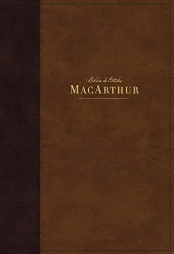 NBLA Biblia de Estudio MacArthur, Leathersoft, Café