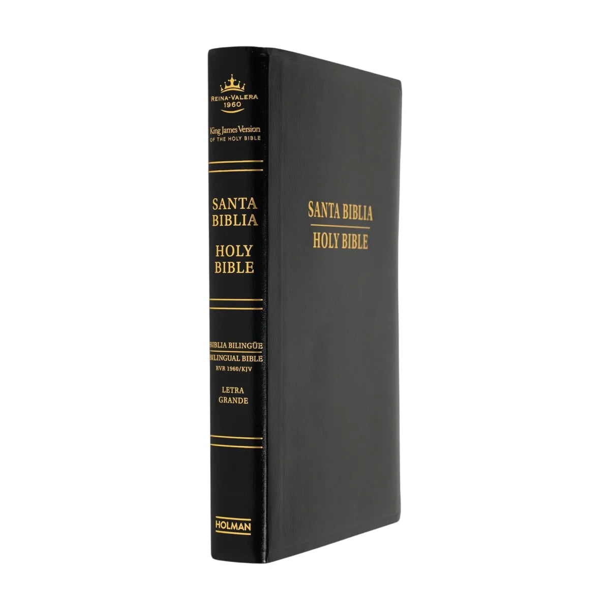 RVR 1960/KJV Biblia Bilingüe Letra Grande, Negro Imitación Piel (2024 Ed.)