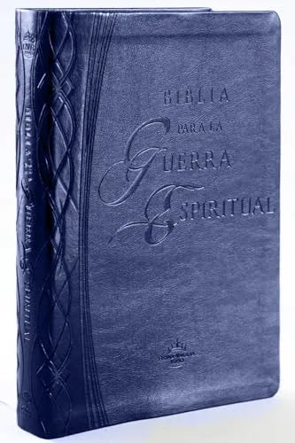 Biblia para la Guerra Espiritual en color azul, Editorial Casa Creación