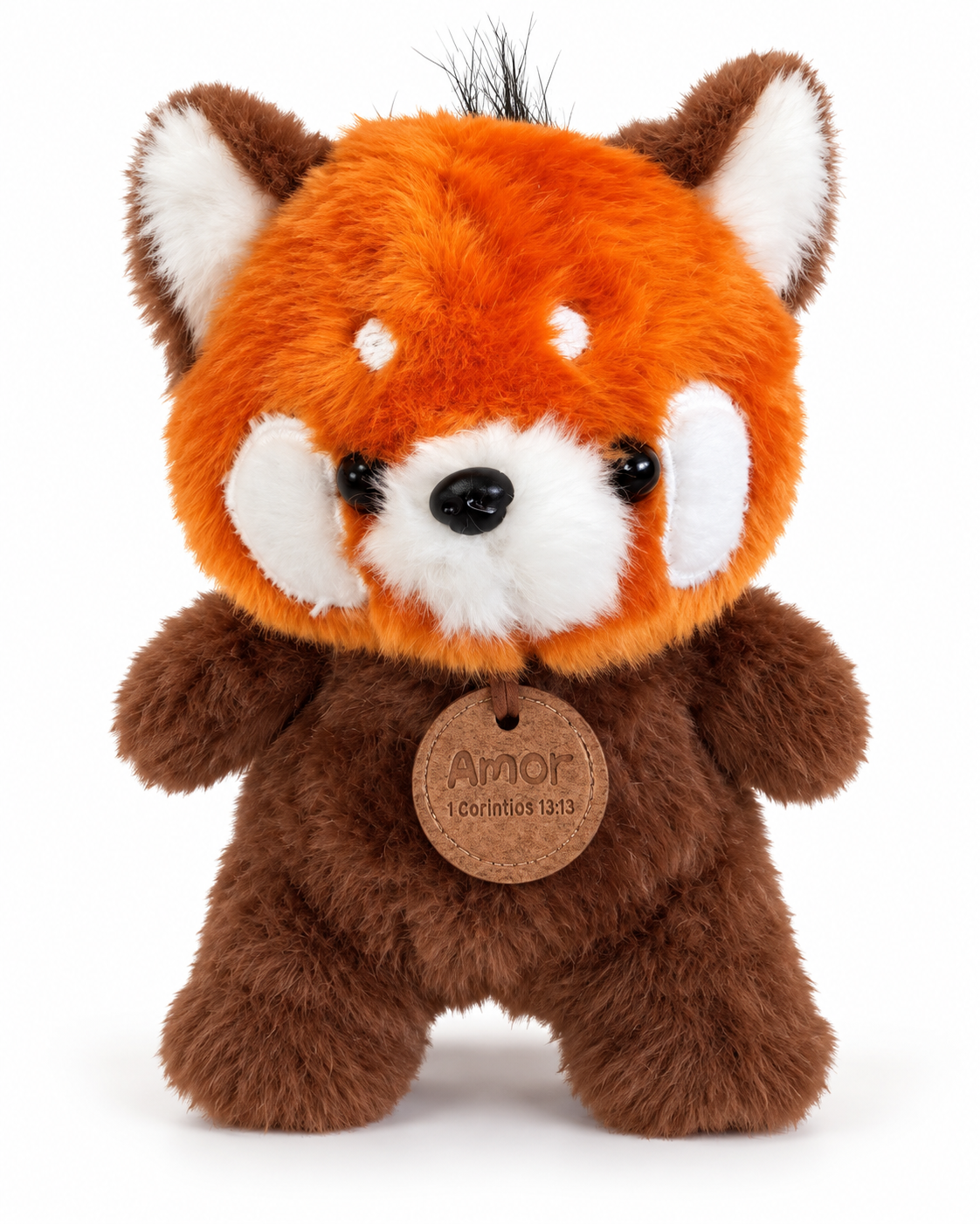 Panda Rojo Peluche con fragancia y texto bíblico