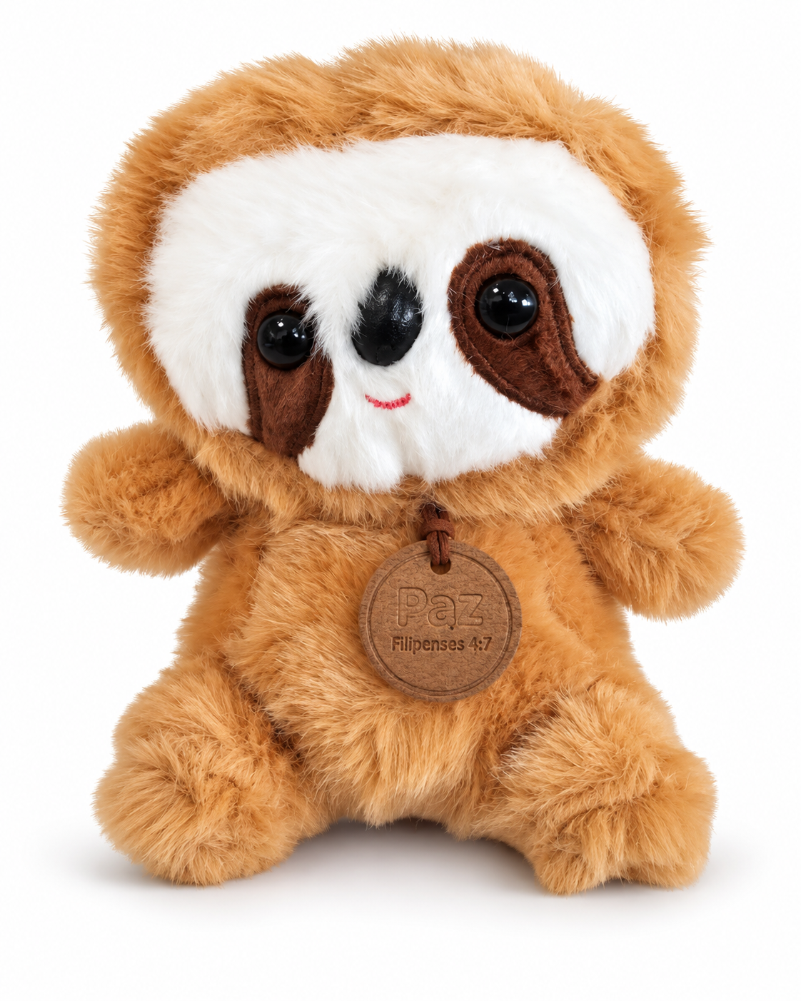 Perezoso Peluche con fragancia y texto bíblico