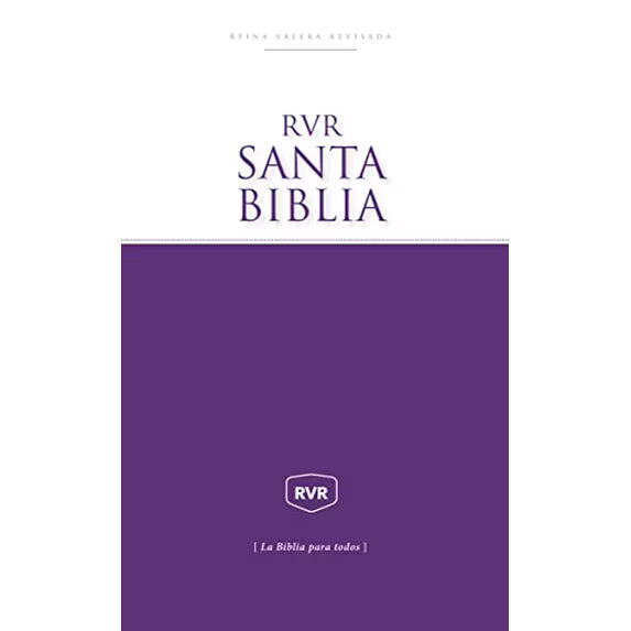 Santa Biblia RVR Paperback Púrpura
