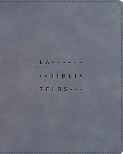 NVI, la Biblia Telos para Jóvenes, Texto Revisado 2022, Leathersoft, Gris, Comfort Print
