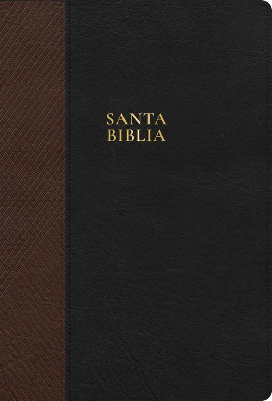 Biblia con cubierta en símil piel y letra súper gigante en español