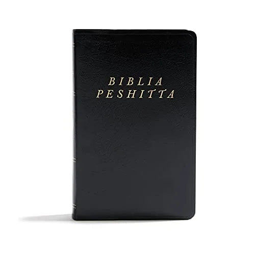 Biblia Peshitta Revisada y Aumentada, Negro Imitación Piel con Índice