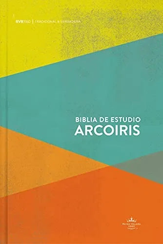 RVR 1960 Biblia de Estudio Arcoiris con tapa dura multicolor