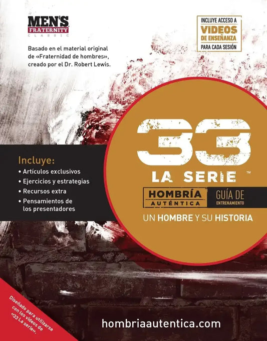 Portada de la guía de estudio 33 La Serie: El Hombre y Su Historia
