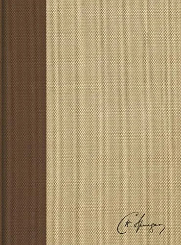 RVR 1960 Biblia de Estudio Spurgeon, Marrón Claro, Tela